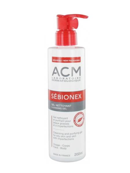 ACM Sébionex Cleansing Gel<br>جێڵی شێدارکەرەوەی پیست